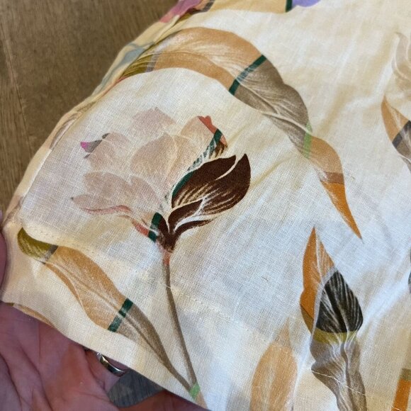 Eugenia Fernández Tropical Printed Floral Linen Shorts .. - Picture 4 of 5